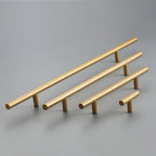 Golden Simple Fashion Aluminum Alloy Furniture Handles Bookcase Handles Wine Cabinet Handles Door Knob Handles For Cabinet Cabinet Knobs Cupboard Drawers Cabinet Dresser Bookcase Wardrobe 2.2CM Stevvex