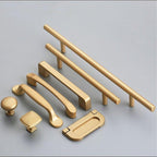 Golden Simple Fashion Aluminum Alloy Furniture Handles Bookcase Handles Wine Cabinet Handles Door Knob Handles For Cabinet Cabinet Knobs Cupboard Drawers Cabinet Dresser Bookcase Wardrobe 2.2CM Stevvex