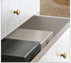 Golden Simple Fashion Aluminum Alloy Furniture Handles Bookcase Handles Wine Cabinet Handles Door Knob Handles For Cabinet Cabinet Knobs Cupboard Drawers Cabinet Dresser Bookcase Wardrobe 2.2CM Stevvex