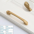 Golden Simple Fashion Aluminum Alloy Furniture Handles Bookcase Handles Wine Cabinet Handles Door Knob Handles For Cabinet Cabinet Knobs Cupboard Drawers Cabinet Dresser Bookcase Wardrobe 2.2CM Stevvex
