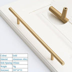 Golden Simple Fashion Aluminum Alloy Furniture Handles Bookcase Handles Wine Cabinet Handles Door Knob Handles For Cabinet Cabinet Knobs Cupboard Drawers Cabinet Dresser Bookcase Wardrobe 2.2CM Stevvex