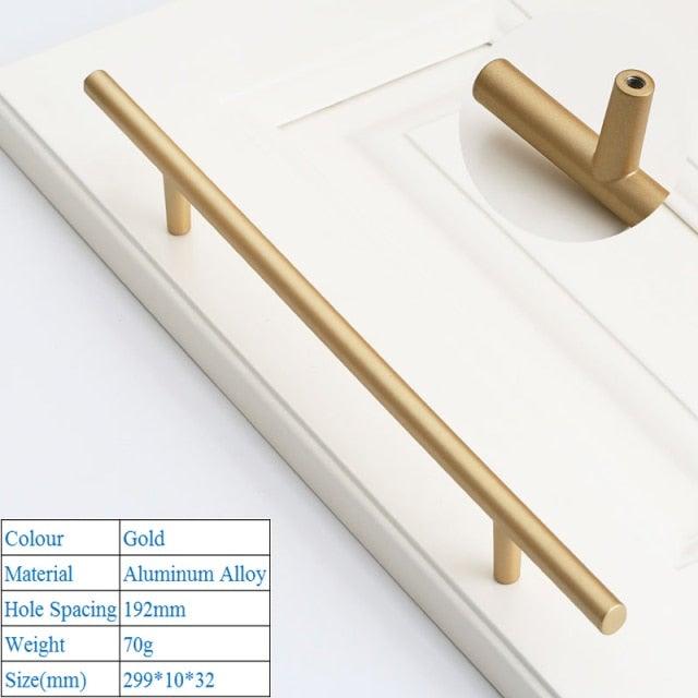 Golden Simple Fashion Aluminum Alloy Furniture Handles Bookcase Handles Wine Cabinet Handles Door Knob Handles For Cabinet Cabinet Knobs Cupboard Drawers Cabinet Dresser Bookcase Wardrobe 2.2CM Stevvex