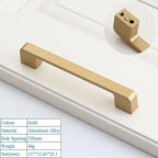 Golden Simple Fashion Aluminum Alloy Furniture Handles Bookcase Handles Wine Cabinet Handles Door Knob Handles For Cabinet Cabinet Knobs Cupboard Drawers Cabinet Dresser Bookcase Wardrobe 2.2CM Stevvex