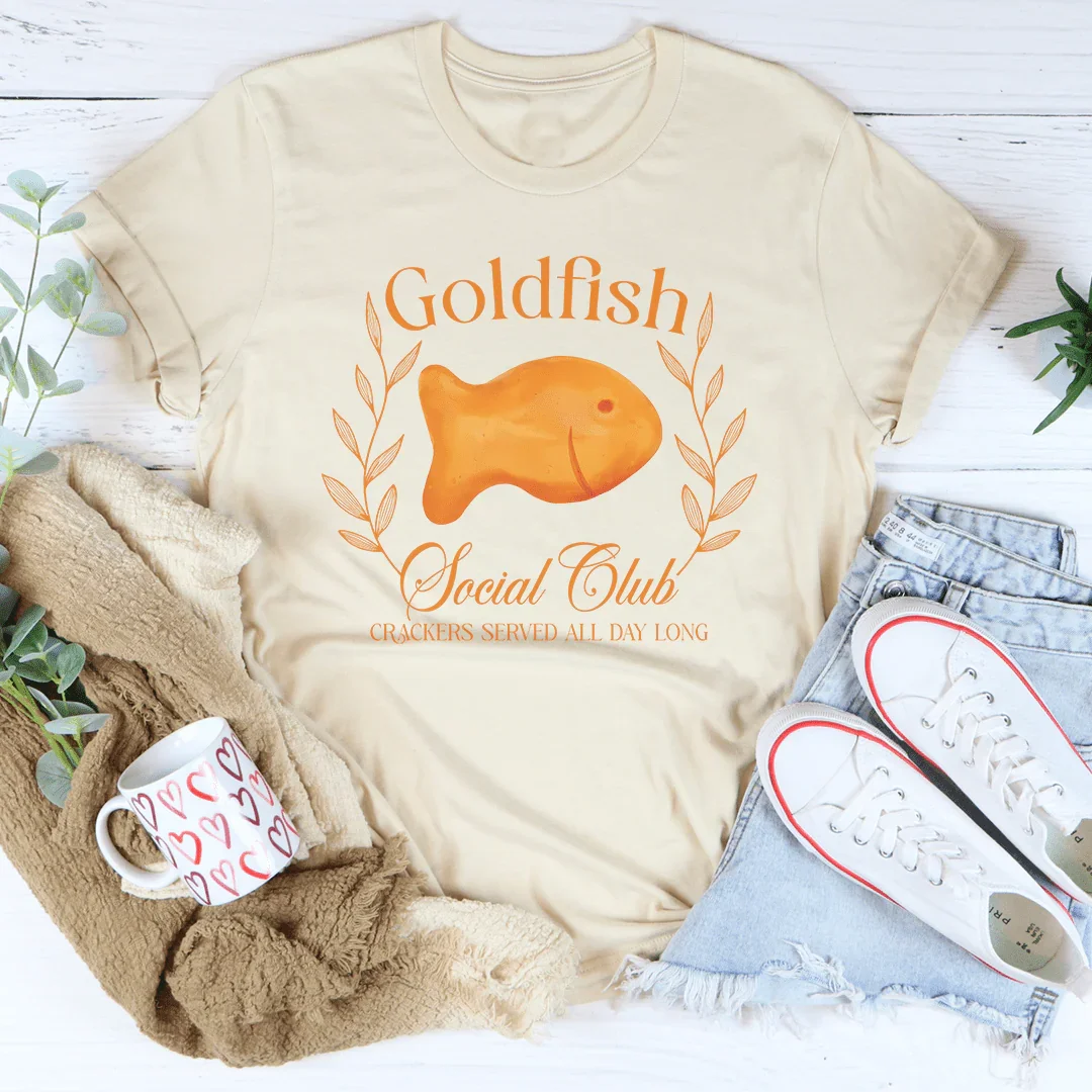 Goldfish social club Tee Peachy Sunday