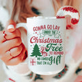 Gonna Go Lay Under The Christmas Tree Mug 15oz Peachy Sunday