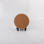 Golden Geometric Ceramic Coaster 4 Inch Cork Back Modern Thirsty Coaster Single Or Set BandsCo Straps