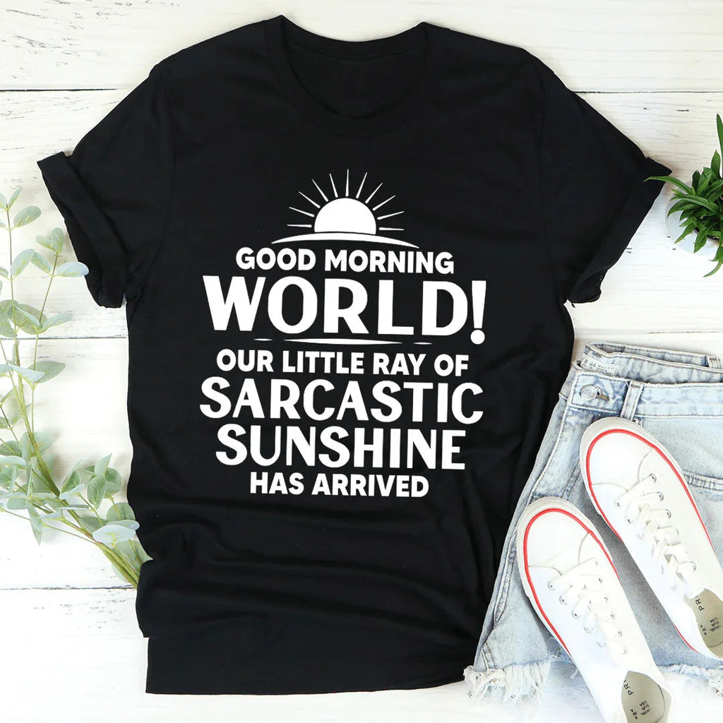 Good Morning World Tee