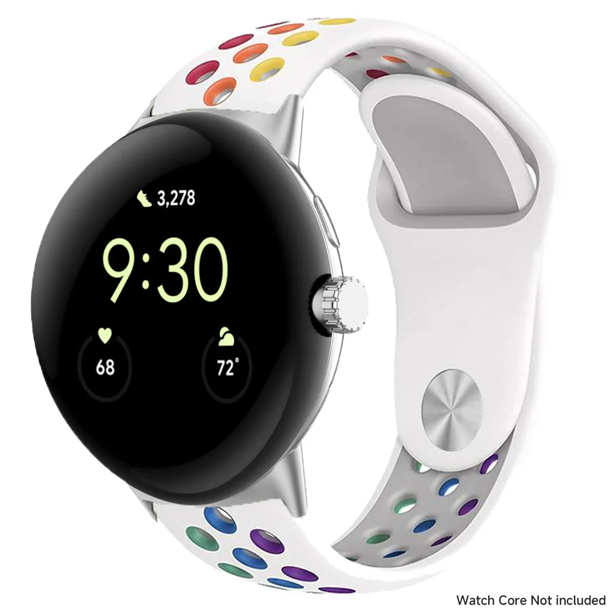 For Google Pixel 1-4 41/45mm Silicone Band - Breathable