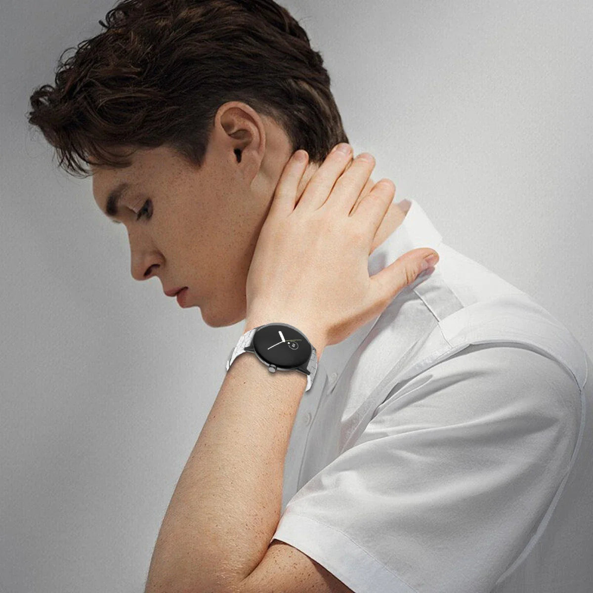 Pixel 1-4 41mm 45mm Silicone Strap - Soft Sweatproof