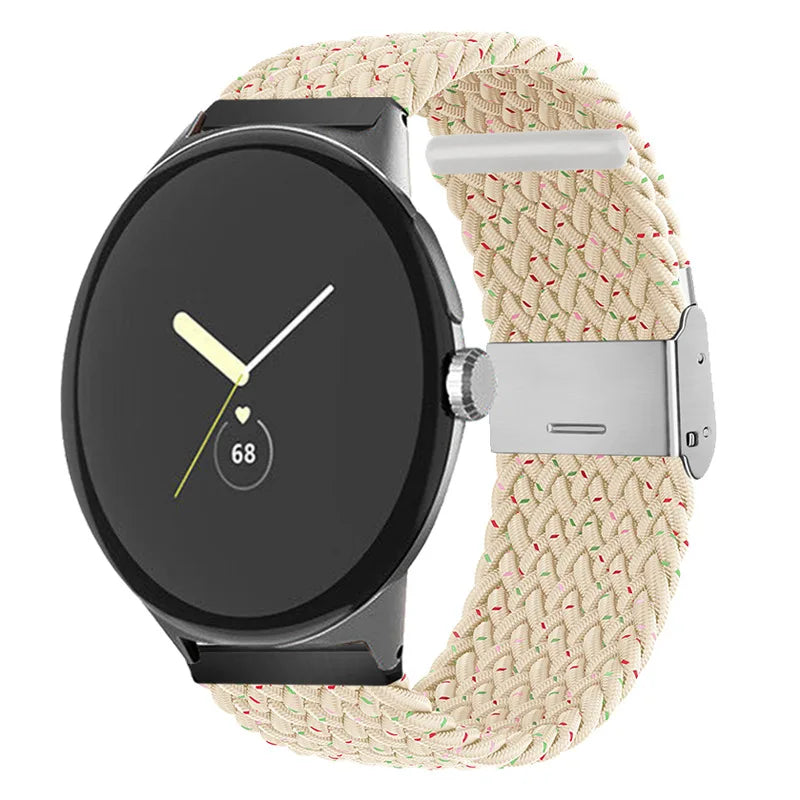 Google Pixel Watch 1 2 3 4 41mm 45mm Nylon Band-Breathable