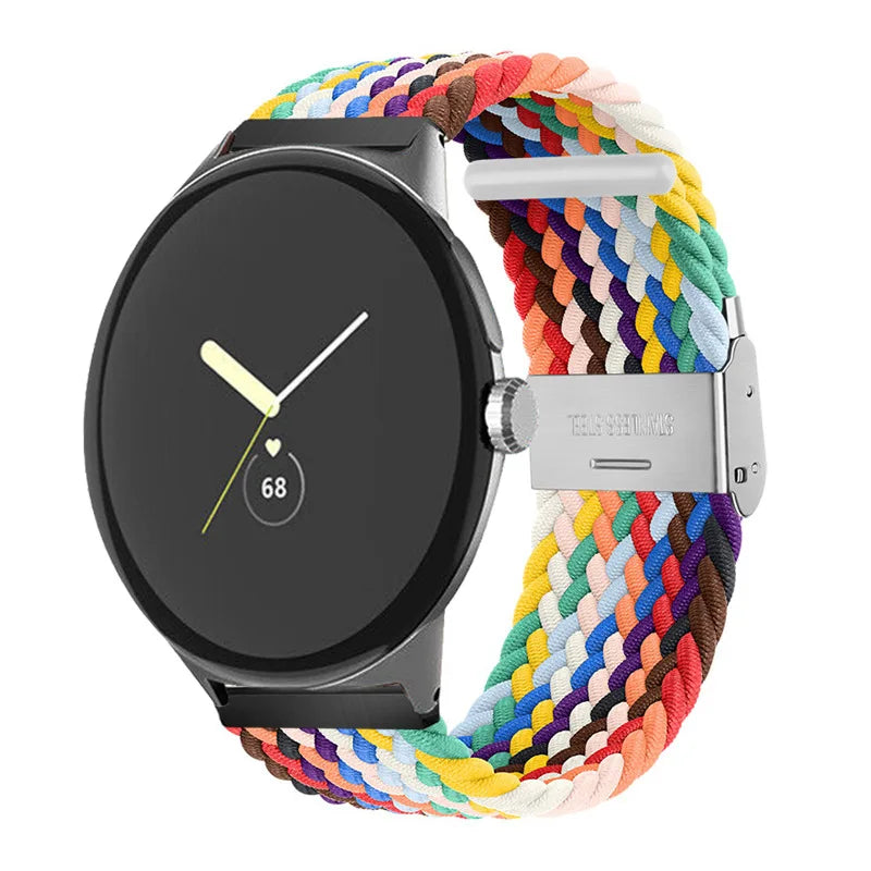 Google Pixel Watch 1 2 3 4 41mm 45mm Nylon Band-Breathable