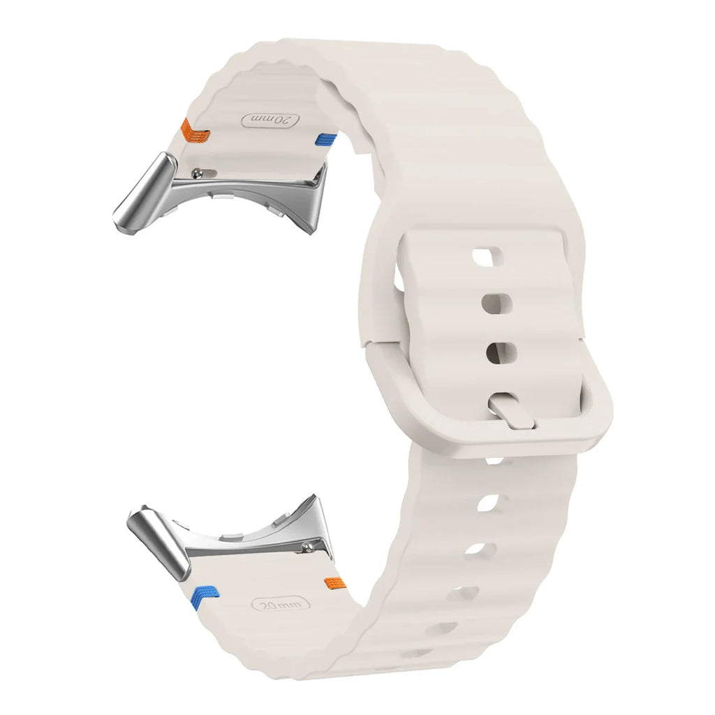 Google Pixel Watch 1 2 3 4 41mm 45mm Silicone Band-Soft