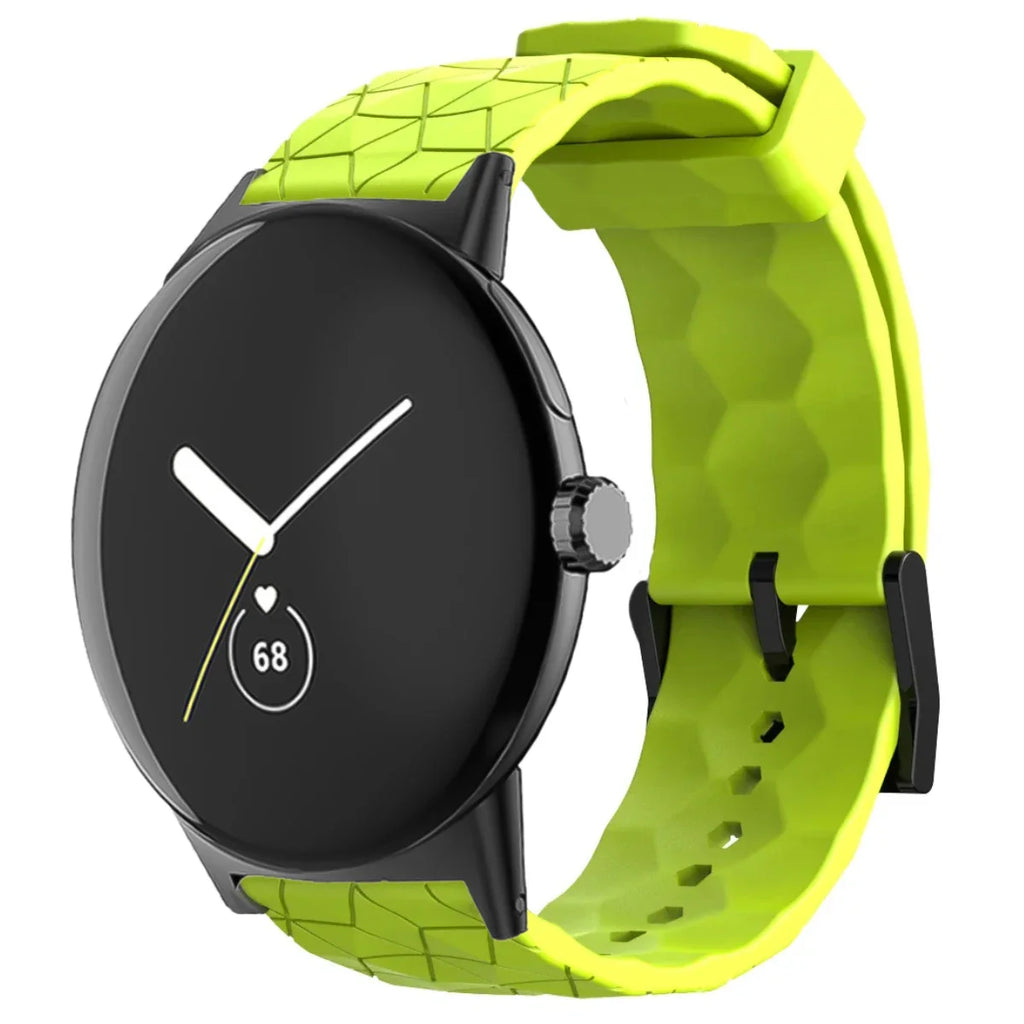 Pixel 1-4 41mm 45mm Silicone Strap - Soft Sweatproof