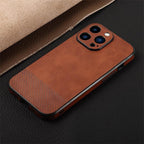Gorgeous Luxury Genuine Leather Phone Case For iphone 13 Pro Max 12 11 14Pro Max XR XS MAX 7Plus Shockproof Cover Full Protective  Slim Leather Luxury PU Flexible Bumper Non-Slip Grip Shockproof Full Body Protective Cover Men Women Phone Cases
