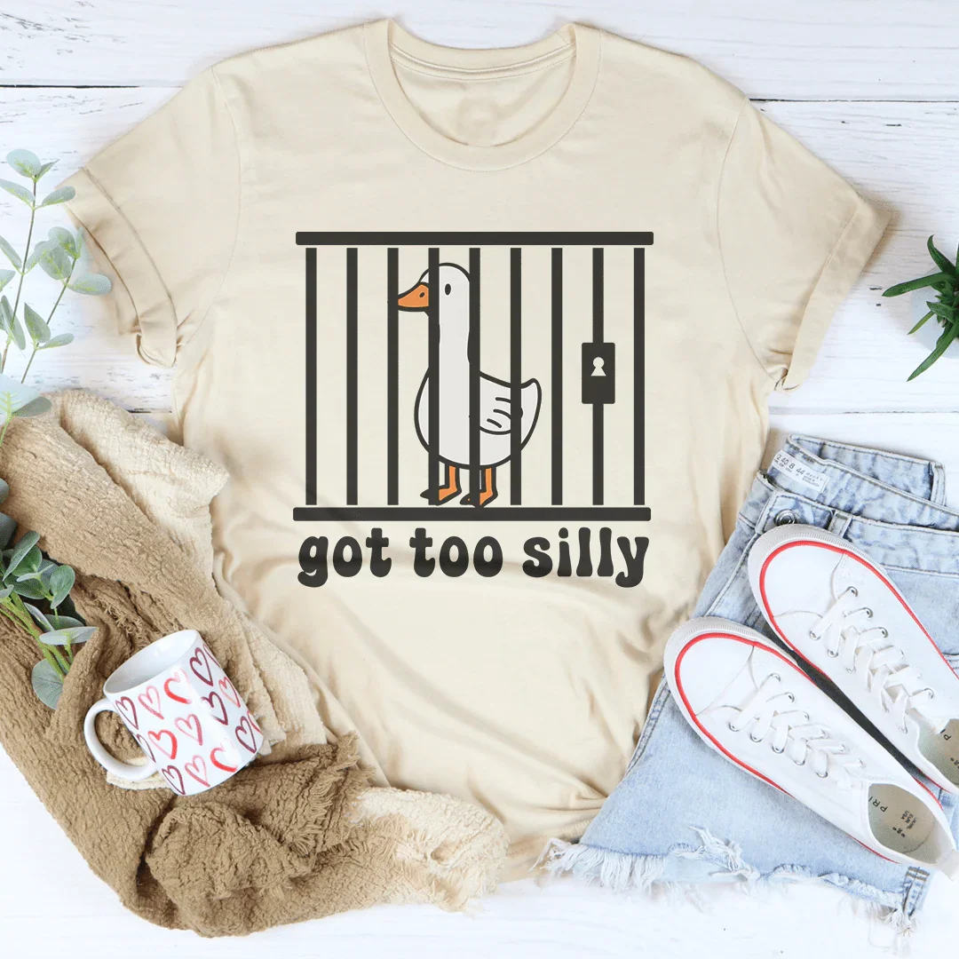 Got Too Silly Tee Peachy Sunday