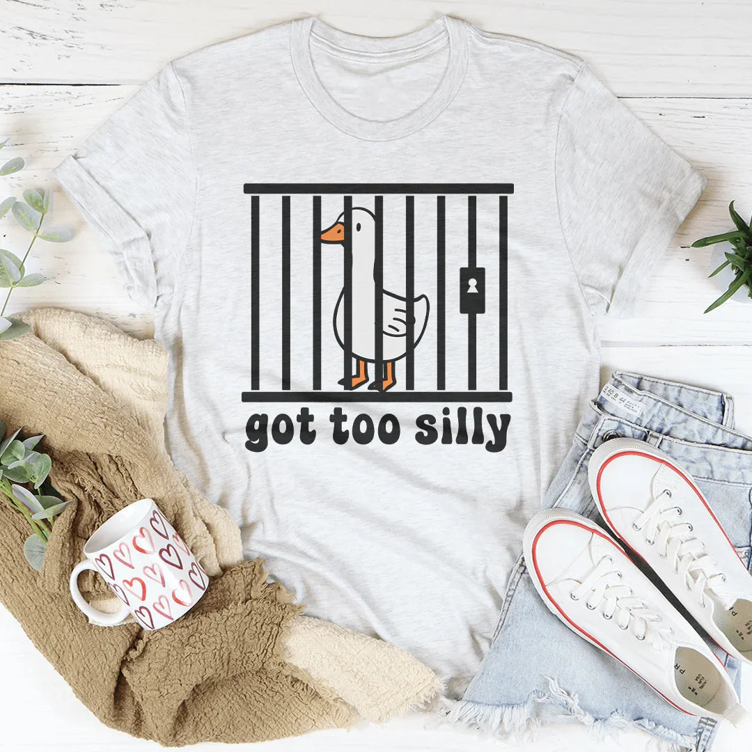 Got Too Silly Tee Peachy Sunday