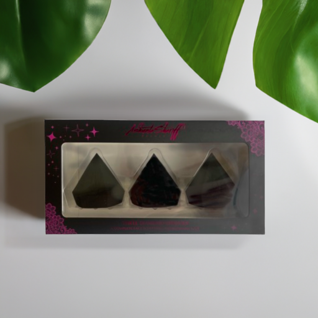 Ashunta Sheriff Beauty Diamond Sponge 3 pc set Ashunta Sheriff Beauty