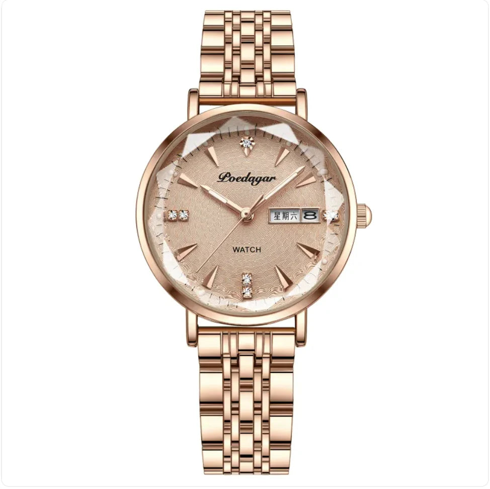 Women’s Double Calendar Quartz Watch Pi-Mart