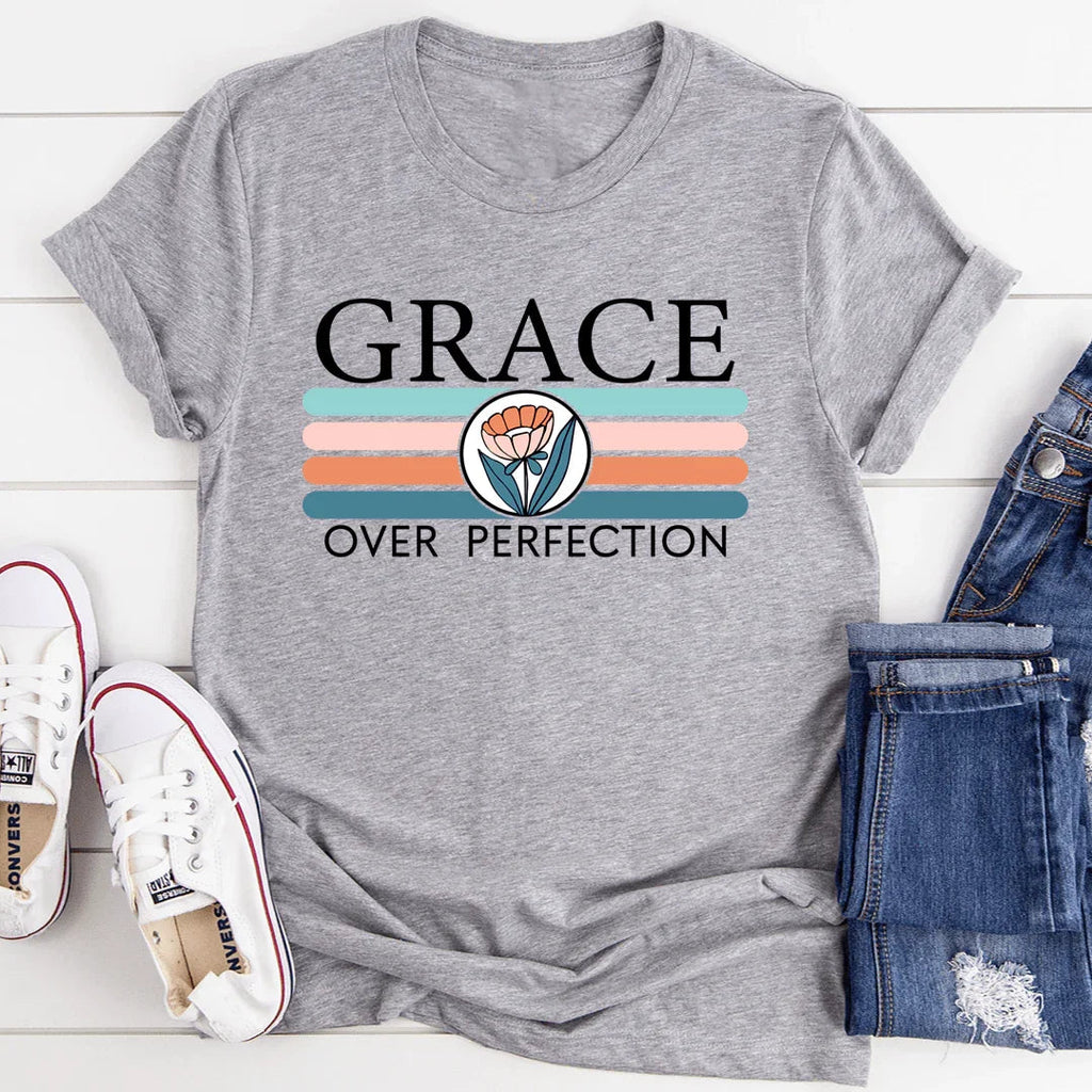 Grace Over Perfection Tee - SJB-DIAMOND ELITES