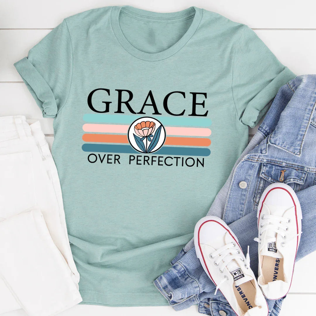 Grace Over Perfection Tee - SJB-DIAMOND ELITES