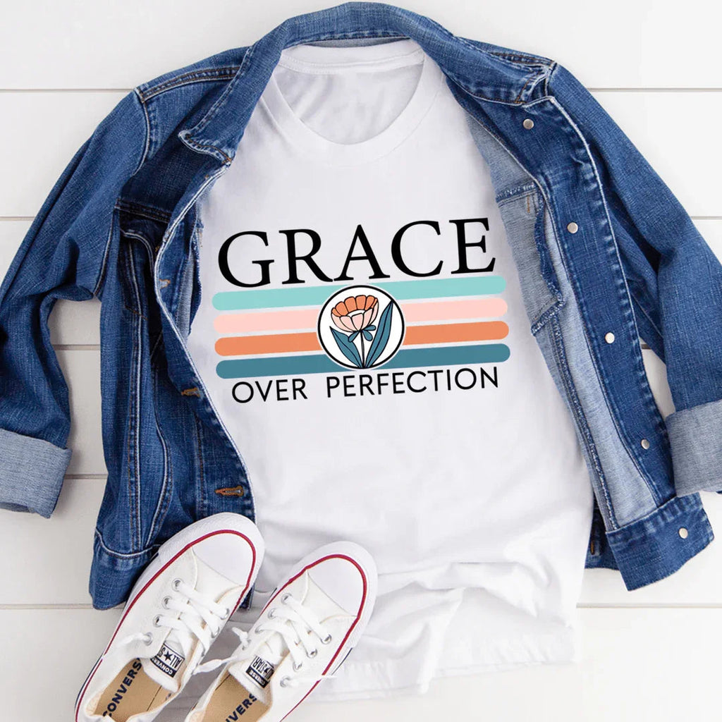 Grace Over Perfection Tee - SJB-DIAMOND ELITES