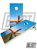 Grand Haven Michigan Lighthouse Cornhole Boards - SJB-DIAMOND ELITES