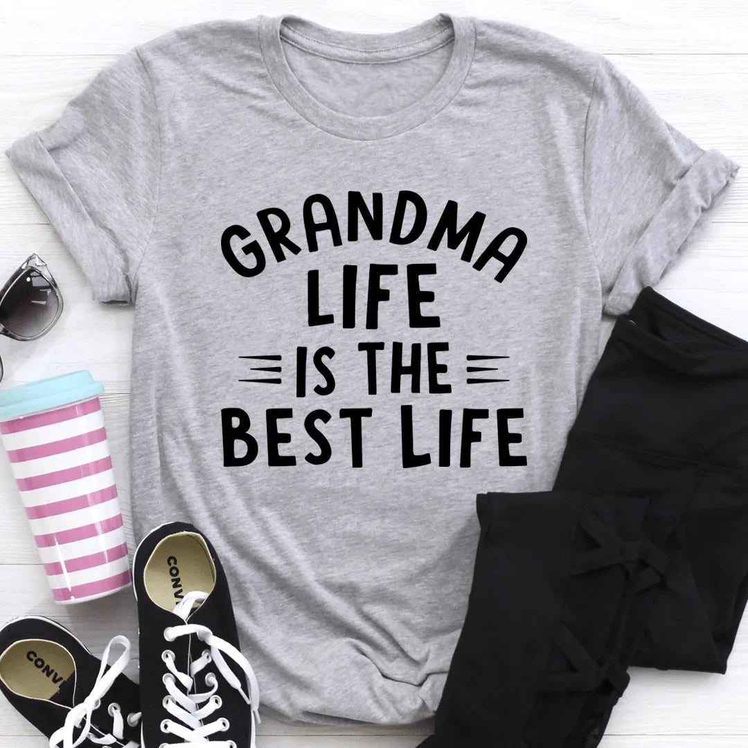 Grandma Life Is The Best Life Tee - SJB-DIAMOND ELITES
