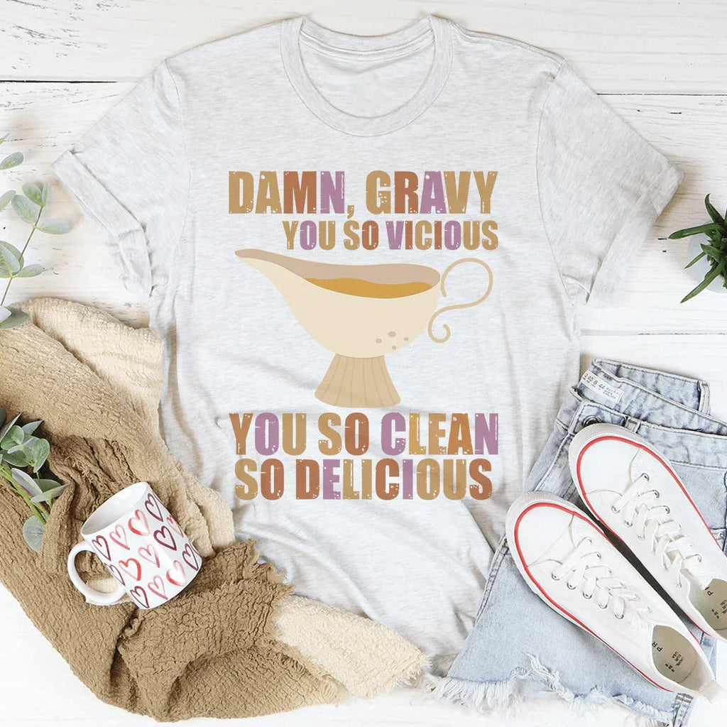Gravy You So Delicious Tee Peachy Sunday
