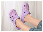Gray Cute Summer Sandals Women Beach Sandals Non Slip Comfortable Lightweight Outdoor Sandals Woman Light Weight Quick Drying Slip-On Garden Clog Shoes Rubber Slipper Stevvex