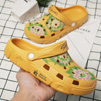 Gray Cute Summer Sandals Women Beach Sandals Non Slip Comfortable Lightweight Outdoor Sandals Woman Light Weight Quick Drying Slip-On Garden Clog Shoes Rubber Slipper Stevvex