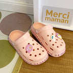 Gray Cute Summer Sandals Women Beach Sandals Non Slip Comfortable Lightweight Outdoor Sandals Woman Light Weight Quick Drying Slip-On Garden Clog Shoes Rubber Slipper Stevvex