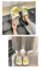 Gray Cute Summer Sandals Women Beach Sandals Non Slip Comfortable Lightweight Outdoor Sandals Woman Light Weight Quick Drying Slip-On Garden Clog Shoes Rubber Slipper Stevvex