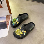 Gray Cute Summer Sandals Women Beach Sandals Non Slip Comfortable Lightweight Outdoor Sandals Woman Light Weight Quick Drying Slip-On Garden Clog Shoes Rubber Slipper Stevvex