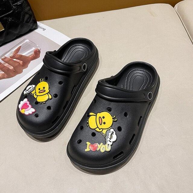 Gray Cute Summer Sandals Women Beach Sandals Non Slip Comfortable Lightweight Outdoor Sandals Woman Light Weight Quick Drying Slip-On Garden Clog Shoes Rubber Slipper Stevvex