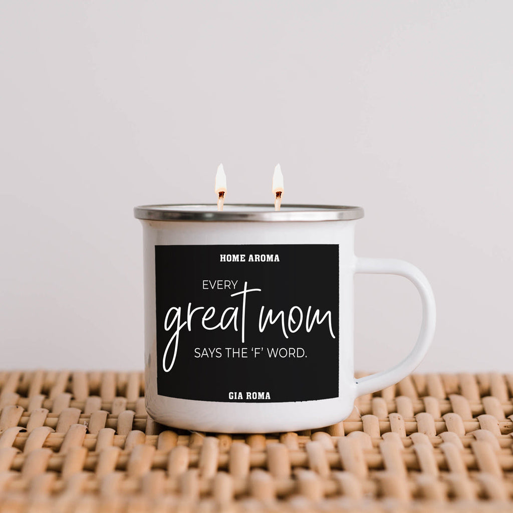 Mothers Day Candle Mug 16oz Reusable Metal Candle Soy Gift BandsCo Straps