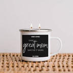 Mothers Day Candle Mug 16oz Reusable Metal Candle Soy Gift BandsCo Straps