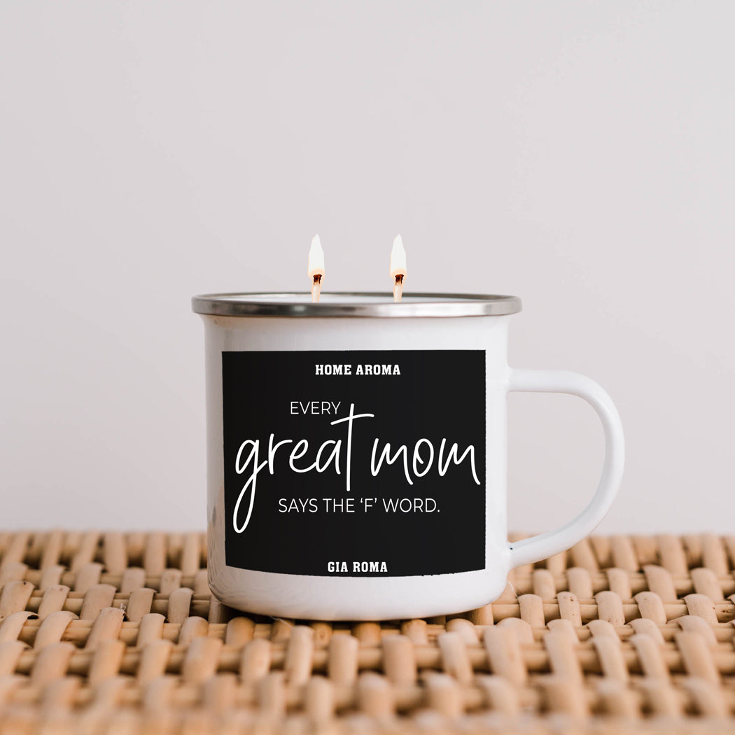 Mothers Day Candle Mug 16oz Reusable Metal Candle Soy Gift BandsCo Straps