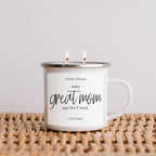 Mothers Day Candle Mug 16oz Reusable Metal Candle Soy Gift BandsCo Straps