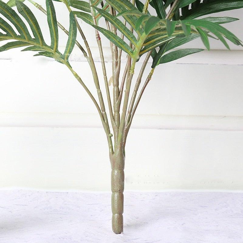 Green Artificial Palm Leaves Plastic Tropical Tree Fake  Indoor Outdoor Garden Home Outdoor Decorations Stevvex