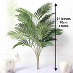 Green Artificial Palm Leaves Plastic Tropical Tree Fake  Indoor Outdoor Garden Home Outdoor Decorations Stevvex
