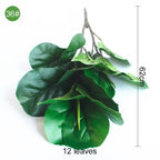 Green Artificial Palm Leaves Plastic Tropical Tree Fake  Indoor Outdoor Garden Home Outdoor Decorations Stevvex