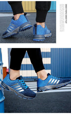 Green Breathable Mens Running Sneakers Outdoor Marathon Lightweight Running Mens Sport Shoes Athletic Footwear Breathable Comfortable Athletic Sport Sneakers Stevvex