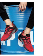 Green Breathable Mens Running Sneakers Outdoor Marathon Lightweight Running Mens Sport Shoes Athletic Footwear Breathable Comfortable Athletic Sport Sneakers Stevvex