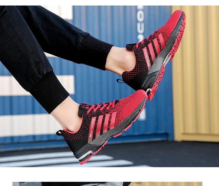 Green Breathable Mens Running Sneakers Outdoor Marathon Lightweight Running Mens Sport Shoes Athletic Footwear Breathable Comfortable Athletic Sport Sneakers Stevvex