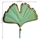 Green Gold Single Leaf Hanging Coat Hook Mini Wall Key Hook Home Decoration Modern Home Hanger Leaf Shape Coat Hooks Wall Mounted Hooks Stevvex
