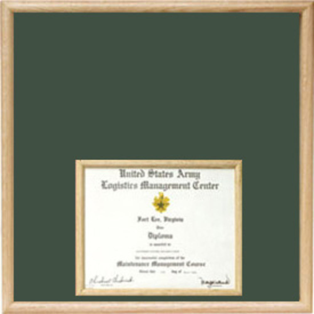 US Marine Corp Certificate Display Case in bottom. The Military Gift Store