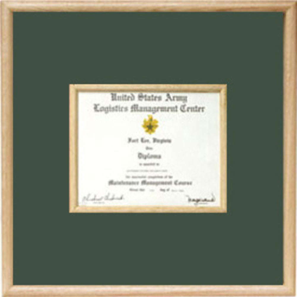 US Marine Corp Certificate Display Case in middle. The Military Gift Store