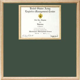 US Marine Corp Certificate Display Case. The Military Gift Store