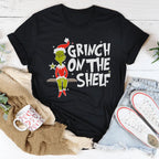 Grinch On The Shelf Tee Peachy Sunday