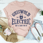 Griswold Electric Co Tee Peachy Sunday